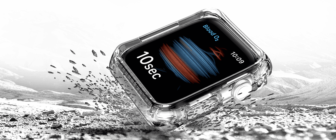 Itskins Watch 40/41 Mm Spectrum Combo Strap And Case - Transparent - Tashqila Itskins Watch 40/41 Mm Spectrum Combo Strap And Case - Transparent - Tashqila